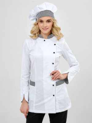 Китель Грейс жен (80%хл-20%пэ-170гр; белый/-)