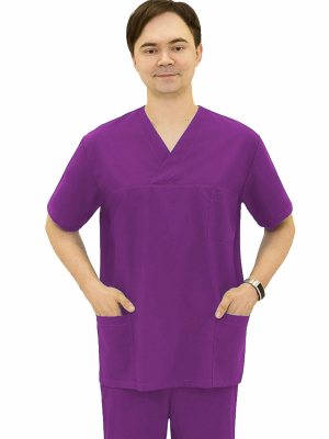 Костюм Хирург А унисекс (35%вис-65%пэ/170гр; сирень/-)